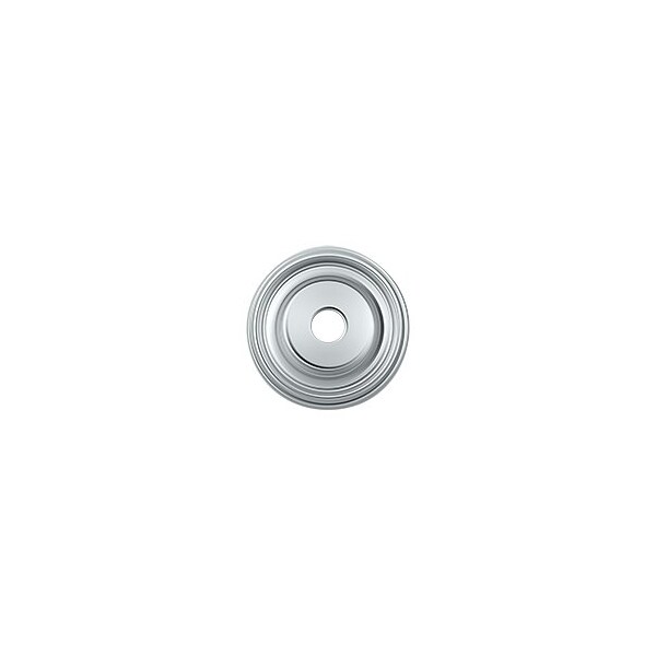 BPRC100U26 Cabinet Knob Backplate Polished Chrome, 10PK